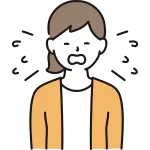 Woman Sneezing SVG Icon